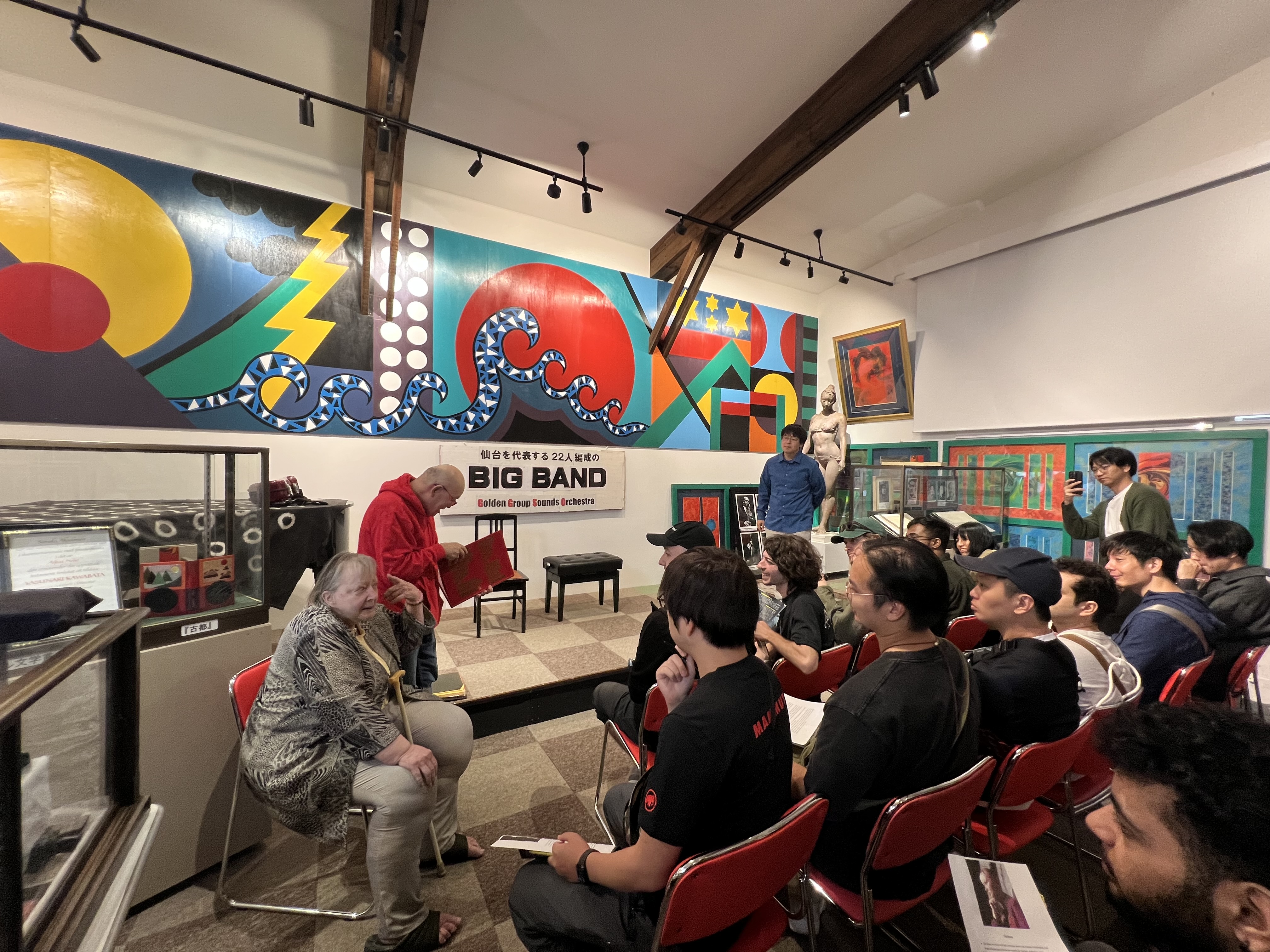 Community presentation at cultural space